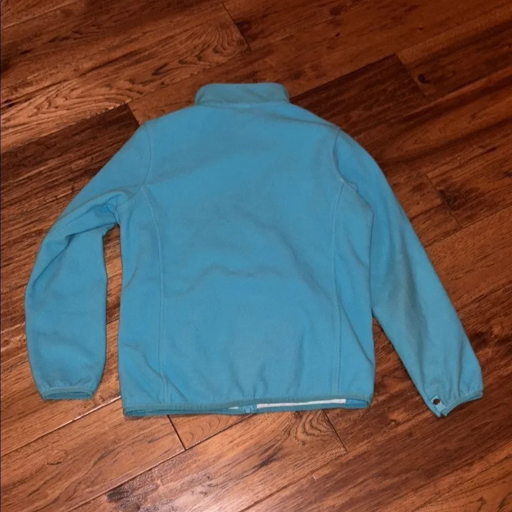 The North Face Blue Fleece Jacket with High Collar